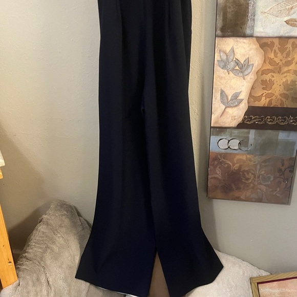 Elegant Navy Jumpsuit by Vince Camuto Sz. 10!! Cute Side Buttons!! - Picture 7 of 12
